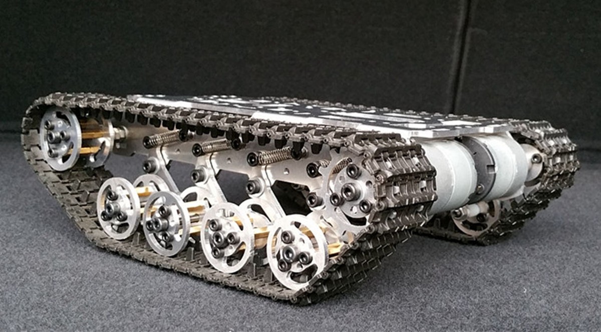 Robot Tank Chassis Metal Suspension System Tracked Vehicle f