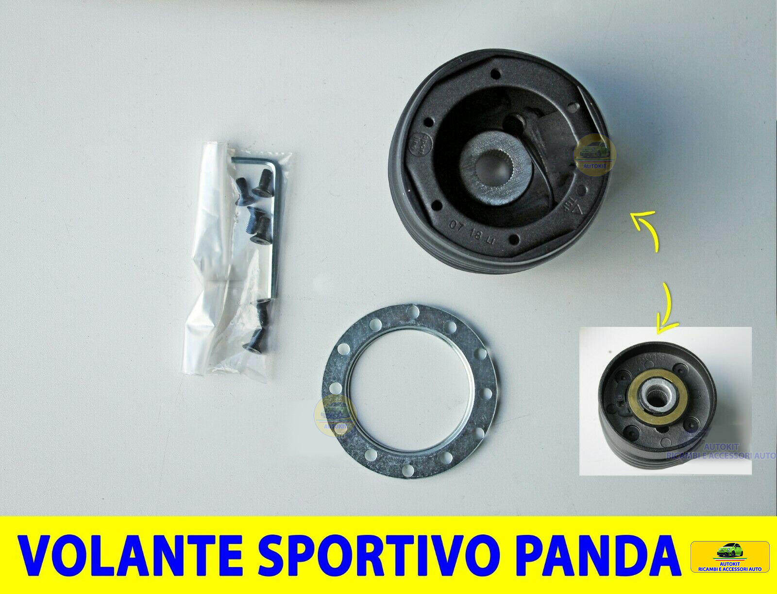 Mozzo del volante universale per tutte le Peugeot 206