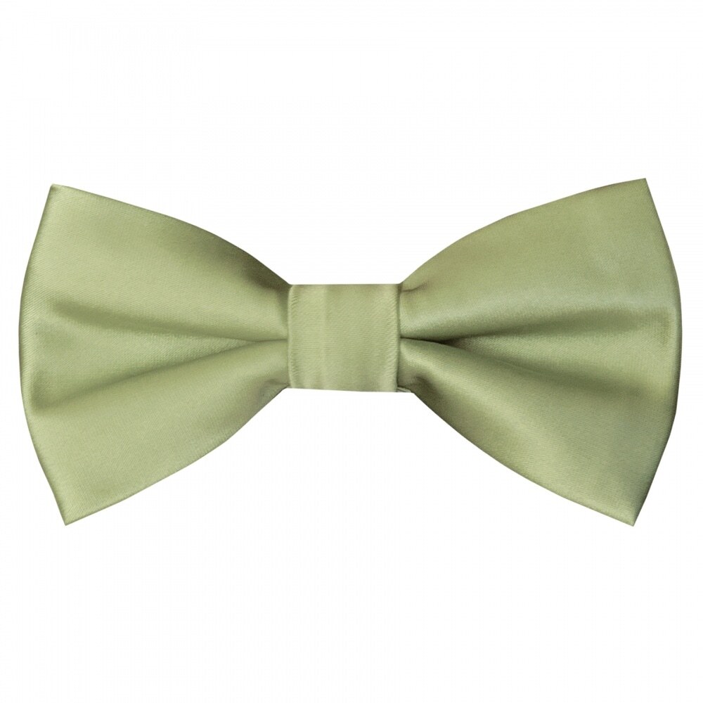 Plain Pre Tied Sage Green Boys Bow Tie Age 4-7 Childrens Kids Wedding Bow Tie