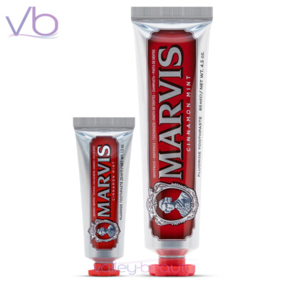 MARVIS Cinnamon Mint | Italian Luxury Creamy Toothpaste with Spicy Aromas 