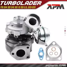 Turbolader Abgasturbolader für BMW 3er E46 320 X3 E83 2.0L 110KW M47 2001-2010
