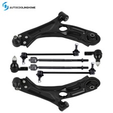 8pc Front Lower Control Arm Tie Rod End Sway Bar For 2012 - 2019 Chevrolet Sonic