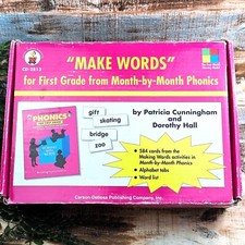 First Grade Make Words Month By Month Phonics Carson Dellosa Home School CD 2813