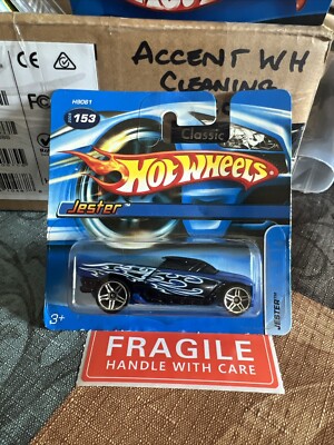 Jester Hot Wheels Car No.153 2005 Short Card