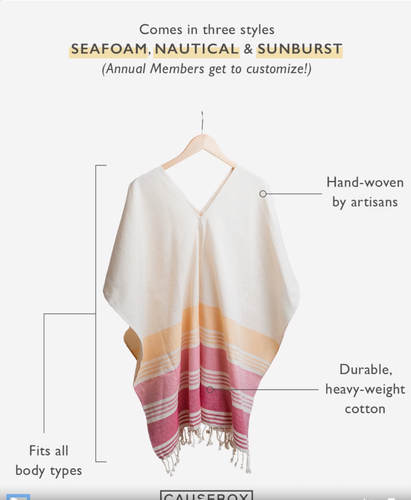 Tribe Alive caftan Tunic coverup shawl 