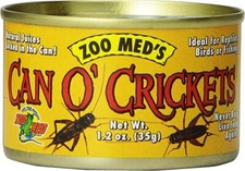 ZOO MED'S CAN O' CRICKETS  1.2 OZ 