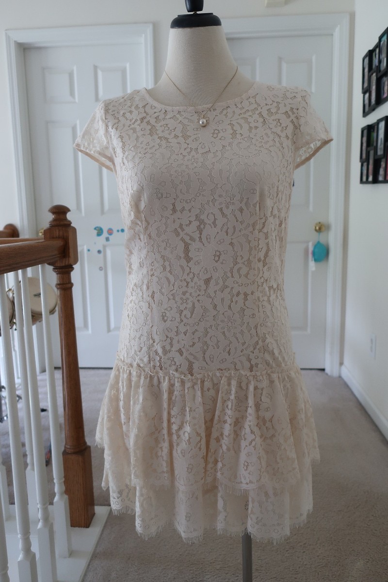New Loft Cream Women's Cap sleeves Lace dress Size 8 | eBay New Loft Cream Women's Cap sleeves Lace dress Size 8 | eBay