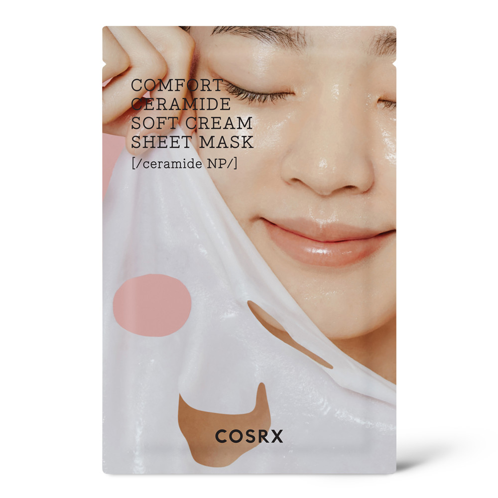Крем-маска COSRX Balancium Comfort Ceramide Soft Cream Sheet Mask 26 мл x 5 меа 3590₽