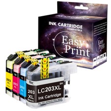 4PK LC203 Ink Cartridge fits Brother LC201 MFC-J4620DW MFC-J5520DW MFC-J880DW