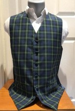 Andrew McDowall Tartan waistcoats, brand new, unworn, LESS THAN HALF PRICE 