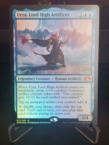 Urza, Lord High Artificer - Dominaria Remastered - Foil - NM - Afbeelding 1 van 2
