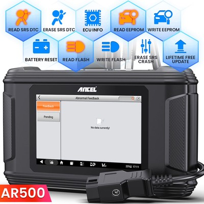 ANCEL AR500 Fit For ACURA BMW OBD2 Scanner Read SRS Airbag Module Crash Data 