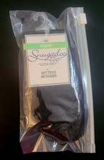 SNUGADOO TOO Kids' Super Soft Winter Mittens; One Size/Stretchy; Black; NWT