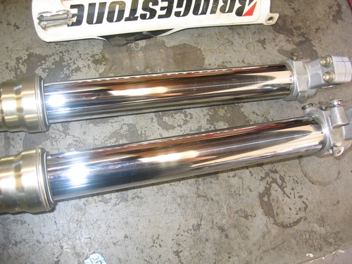 00-01 2000 HONDA CR250 OEM R&LFRONT FORKS SUSPENSION FRESH SERVICE OIL & SEALS - Foto 16 di 16