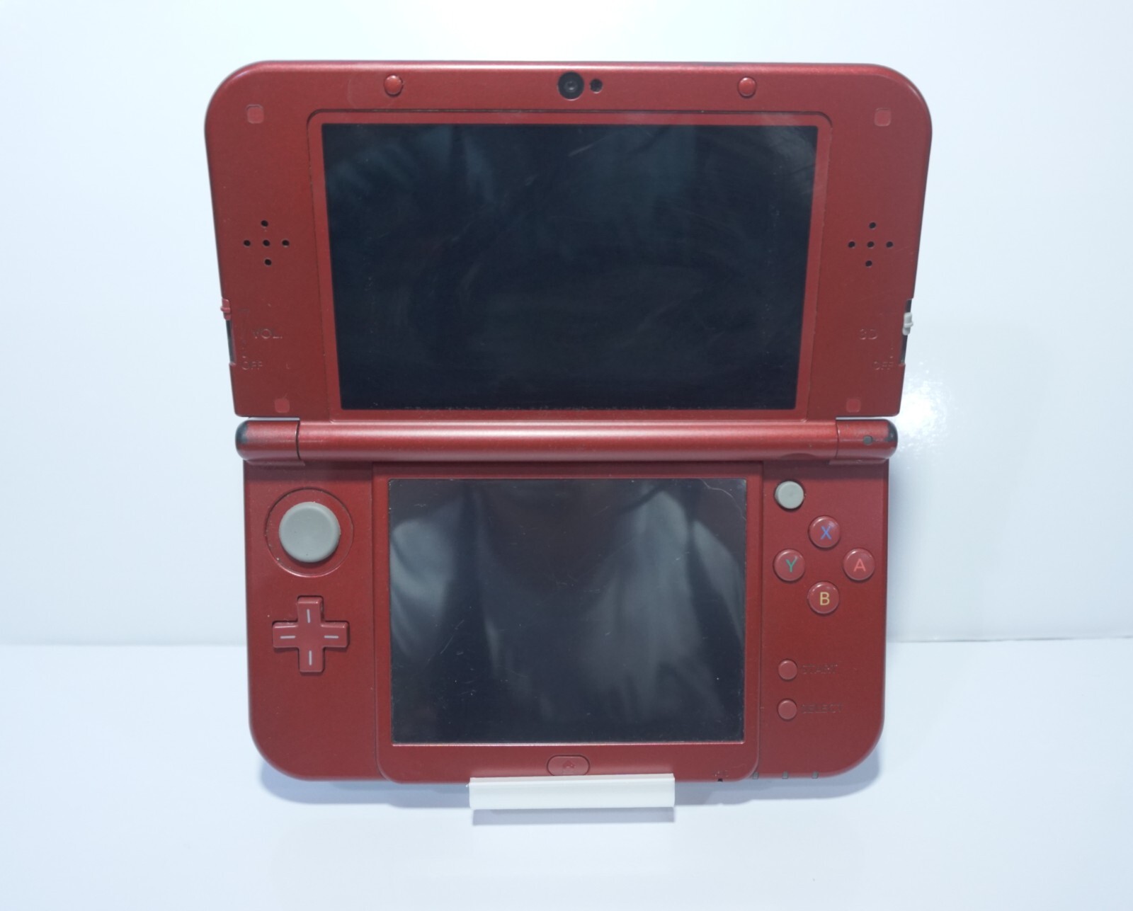 New Nintendo 3DS XL RED001 Handheld Console Red with Charger Top