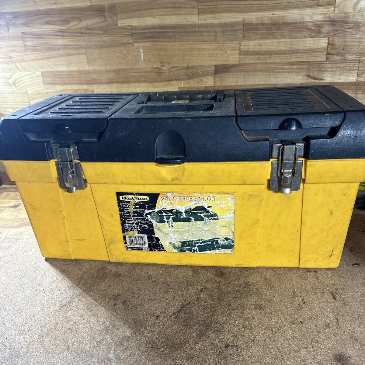 スナップオン　KRW200 OEM プラスチック製ストレージボックス 黒と黄色 snap-on K.yamagata🔧 | スナップオン工具箱 KRL756 オレンジ黒トリム