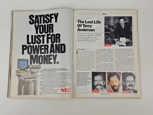 9x Mixed Lot Time Magazine Issues From 1989 1980's Vintage Advertisements Ads - Imagen 10 de 23