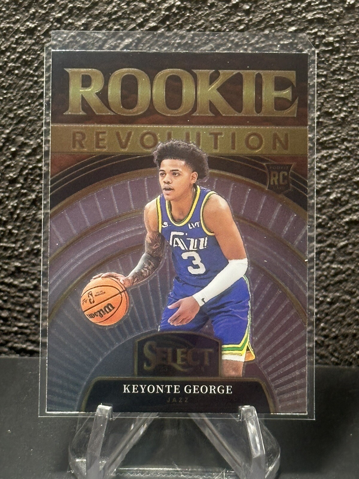 2023-24 Select KEYONTE GEORGE Rookie Revolution Insert Card RC Jazz #2