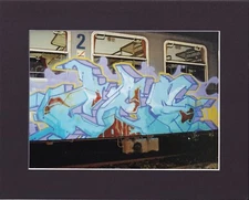 8X10" Matted Print Art Picture Street Art Graffiti: CES, 1996, Hamburg Germany