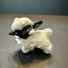 Vtg Sheep Lamb Figurine Black Face