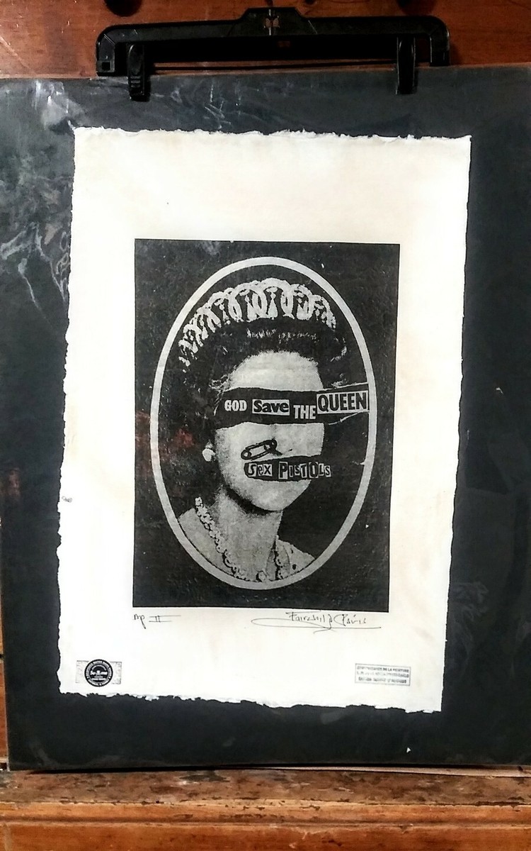 カッチーナ♠︎Reids.Reid 作品♠︎テクスメックス♠︎Tex-Mex♠︎エルパソ Jamie Reid's, God Save The Queen, Sex Pistols, Signed Fairchild
