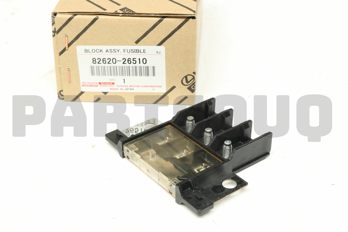 yufebry様 8262026580 Genuine Toyota BLOCK ASSY, FUSIBLE 82620-26580 | eBay