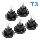 5pcs 12V T3 Bulb Halogen Gauge Dashboard Instrument Panel Globe Interior Light