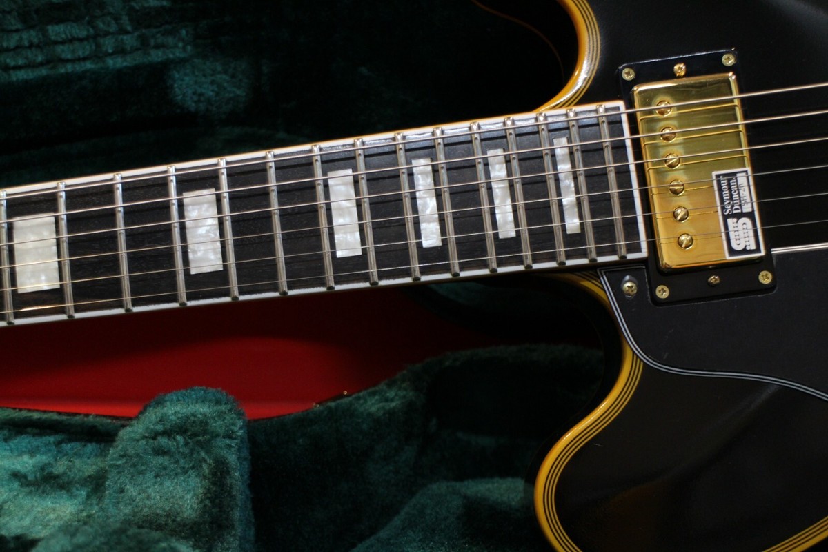 Open Box Edwards E-SA-180LTC L/H Left Handed Black Electric Guitar