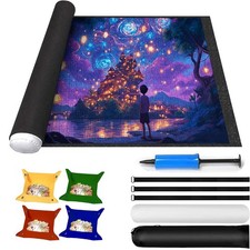 Puzzlematte Puzzleunterlage Tragbare Filz Puzzle Rolle Matte Puzzle 1500 Teile