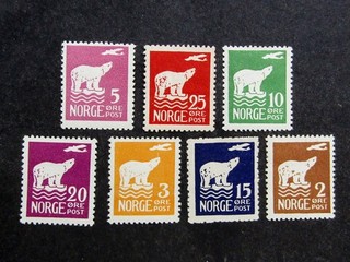 nystamps Norway Stamp # 104//110 Mint OG H G21y498