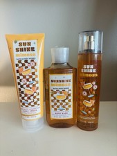 Bath  Body Works Sunshine Mimosa Body Mist Lotion Shower Gel, 3-Pack New