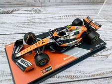 Bburago 1:43 Mclaren MCL38 F1 Formula NO.4 Lando Norris Austin Chrome Grand Prix