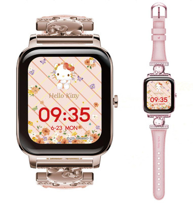 NEU GREEN HOUSE Smartwatch Sanrio Figuren Hello Kitty GH-SMWL-PN aus Japan
