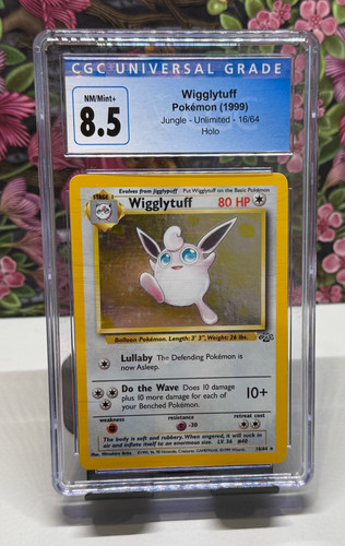 Wigglytuff (Unlimited) graded CGC 8.5 for sale on eBay