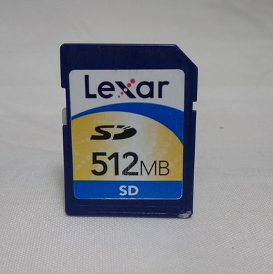 #2 Lexar 512 MB Secure Digital Flash Memory Card (SD512-689)