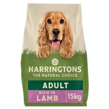Harringtons Complete Dry Adult Dog Food Lamb & Rice 15kg - Made with All Natural 2.13 per kilo