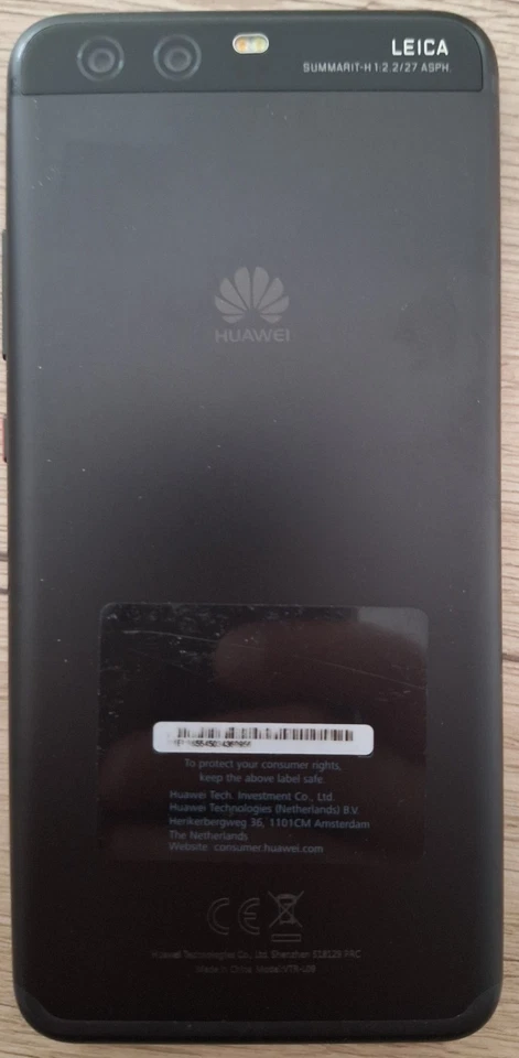 HUAWEI P10 VTR-L09 GRAPHITE BLACK SBLOCCATO - Immagine 2 di 3