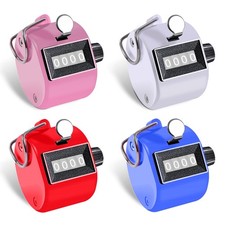 Clicker Counter Metal Hand Tally Counter 4-Digit Number Counter, 4 pack Handh...