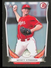 2014 Bowman Draft Picks & Prospects Asia Black 1st Wyatt Strahan #DP97