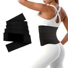 Waist Trainer Belly Fat Postpartum Tummy Control Wrap Black MGHLKF Trainers