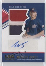 2018 USA Baseball Stars & Stripes Jerseys Prime 4/25 Wesley Scott #105 Auto 1gk6