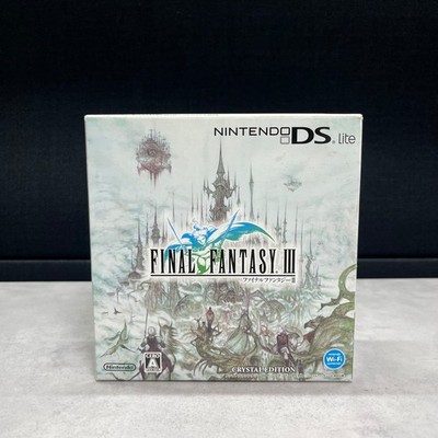 Nintendo DS Lite Final Fantasy III Crystal Edition Console Japan