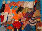 VINTAGE BARBIE MATTEL KEN CLOTHING LOT PLUS CLONE, 1960'S 1970'S