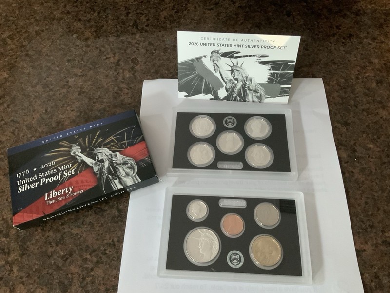 2026-S United States Silver Proof 10 Coin Set with Box and COA