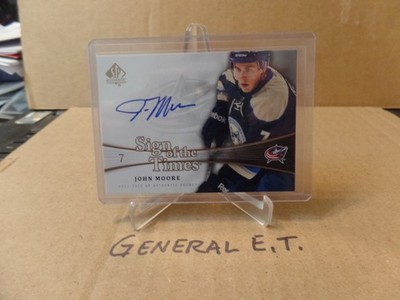 2011-12 SP #SOT-JM John Moore Sign Of The Times Auto RC