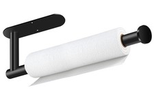 Paper Towel Holder, Self Adhesive or Drilling Holder Under Black 
