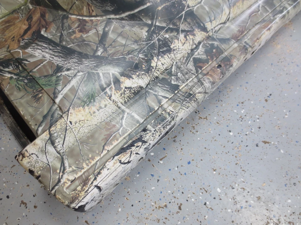 Yamaha Rhino 660 2005 usado OEM plataforma trasera izquierda derecha paneles laterales camuflaje Foto 3 de 4