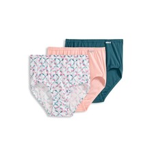 Jockey Women's 100 Cotton Elance Brief - 3 Pack