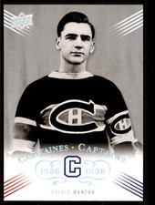 2008-09 UPPER DECK CANADIENS CENTENNIAL SP CAPTAINS SYLVIO MANTHA #207