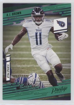 2021 Panini Prestige Xtra Points Green 91/199 AJ Brown #176 2qw